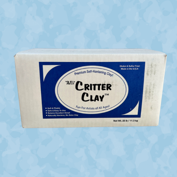 Critter Clay, 25 Lbs. Jetz Taxidermy Supply